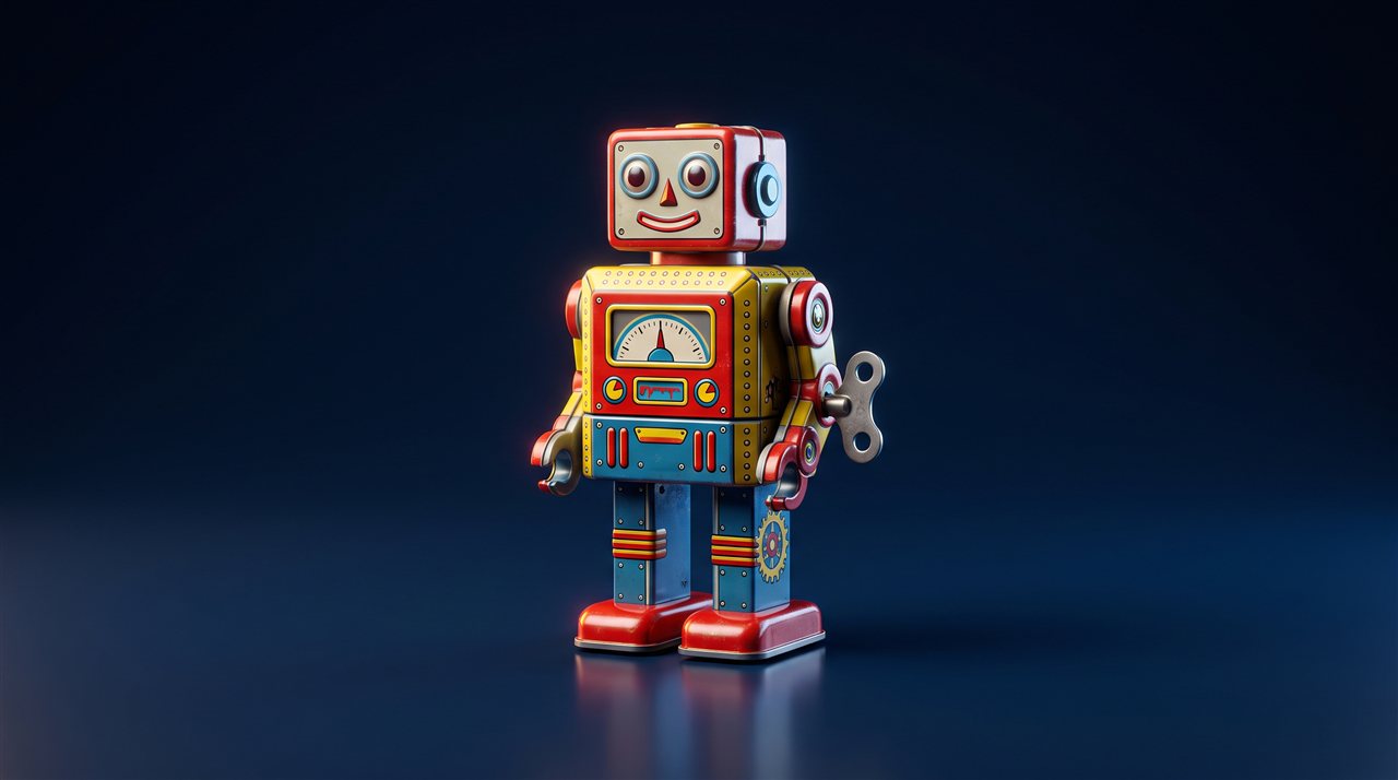 Retro Oyuncak Robot